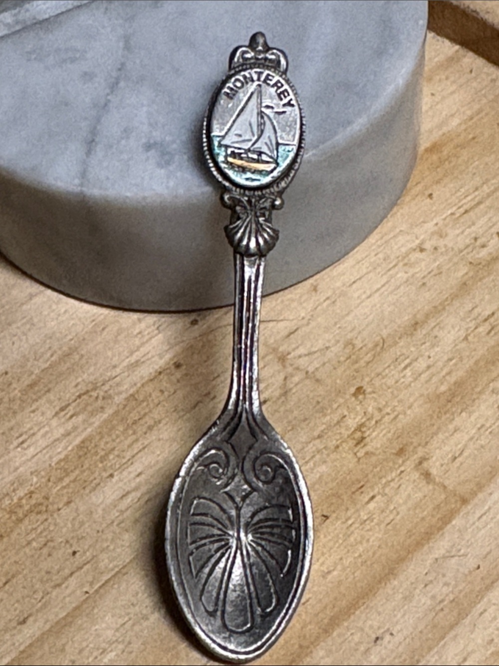 Monterey Silver Decorative Collectible Spoon (v)